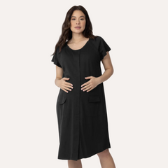 Universal Labor & Delivery Gown | Black