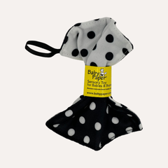White/Black Dot Pattern Baby Paper