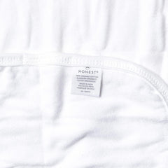 Honestbaby 10-Pack Terry Wash Cloths in Gift Box 100% Organic Cotton for Infant Baby Boys, Girls, 10-Pack Bright White, One Size