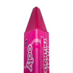 Happy Triangles Jumbo Crayons - Set of 12