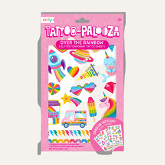 Tattoo-Palooza Temporary Tattoos - Over the Rainbow - 3 Sheets