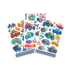 Tattoo-Palooza Temporary Tattoos - Monster Truck - 3 Sheets