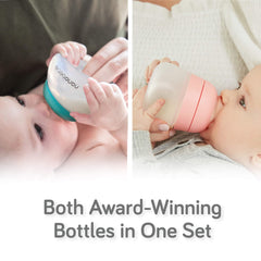 Baby Bottle Complete Feeding Set – Anti-Colic Bottles, Pacifiers, Warmer & Brush