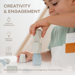 Stacking Blocks for Toddlers in Boy Pack