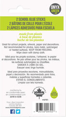 Onyx and Green 4701 Glue Sticks, Non-Toxic, 2 Piece