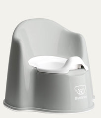 Babybjörn Potty Chair, Deep Blue/White | Potty Training Toilet, Easy-To-Clean, Removable Inner Potty, Non-Slip