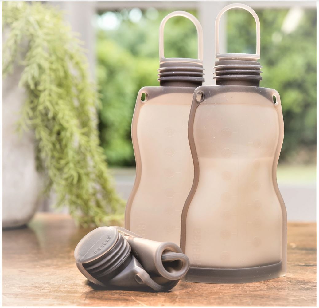 Silicone Milk Storage Bag & Sippy Spout Combo Silicone Milk Storage Bag & Sippy Spout Combo