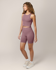 Sublime® Bamboo Maternity & Postpartum Bike Short | Twilight