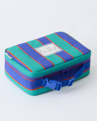 Cool Kid Lunch Box | Navy & Green Stripe