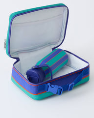 Cool Kid Lunch Box | Navy & Green Stripe