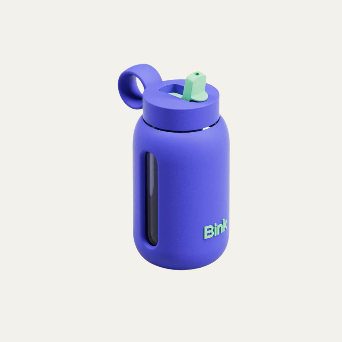 Bink 10 Oz Kids' Water Bottle Flip Cap Navy