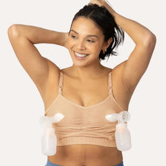 Sublime® Hands-Free Pumping & Nursing Bra | Beige