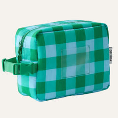 Mini Cooler Bag | Teal Gingham