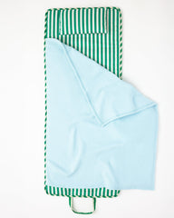 Cool Kid Nap Mat | Green Stripe
