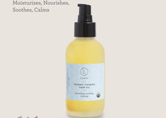 Organic Calming Baby Oil | Nourishing, Soothing, Calming