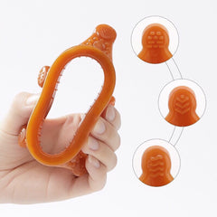 Silicone Crown Teether 1 PK - Amber