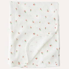 Pointelle Swaddle Blanket | Dainty Ditsy