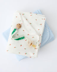 Pointelle Swaddle Blanket | Dainty Ditsy