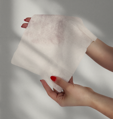 Unbleached, 100% Cotton Pocket Wipe for Sensitive Skin