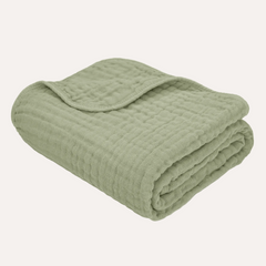 Baby Muslin Blanket in Sage