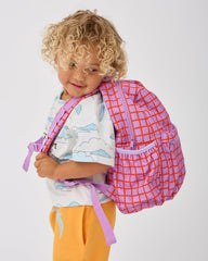Cool Kid Backpack | Orchid Grid