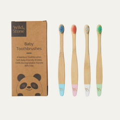 Organic Baby Bamboo Toothbrushes