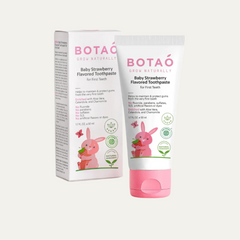 Fluoride Free Baby Toothpaste | Strawberry Flavored - Organic