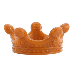 Silicone Crown Teether 1 PK - Amber