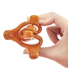 Silicone Crown Teether 1 PK - Amber