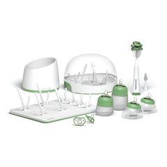 Ultimate Newborn Baby Bottle Feeding Set – Bottles, Sterilizer, Pacifiers & Drying Rack