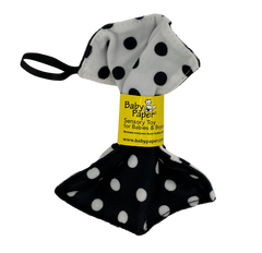 White/Black Dot Pattern Baby Paper