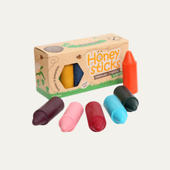 100% Pure Beeswax Crayons (12 Pack)