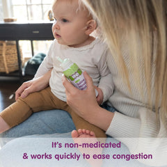 Boogie Baby Saline Nasal Spray Mist, Allergy Relief, Nasal Decongestant, Made with Saline, Unscented, 3.1 Ounce