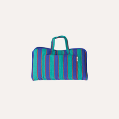 Cool Kid Nap Mat | Navy & Green Stripe