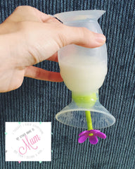 Gen 1 Silicone Breast Pump 4 oz and Silicone Flower Stopper Set