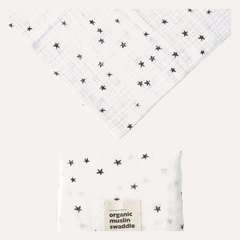 Organic Muslin Swaddle - Stars