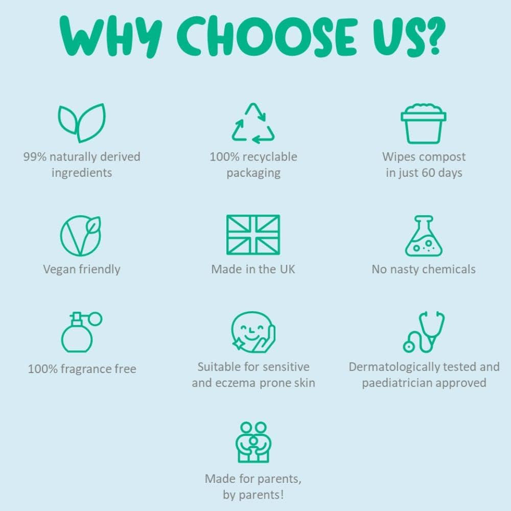 Jackson Reece Kinder by Nature Water-Based Baby Wipes - 56 Count (Case of 12 Packs) Jackson Reece Kinder by Nature Water-Based Baby Wipes - 56 Count (Case of 12 Packs)