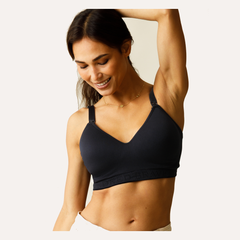 Signature Sublime® Contour Hands-Free Pumping & Nursing Bra | Black