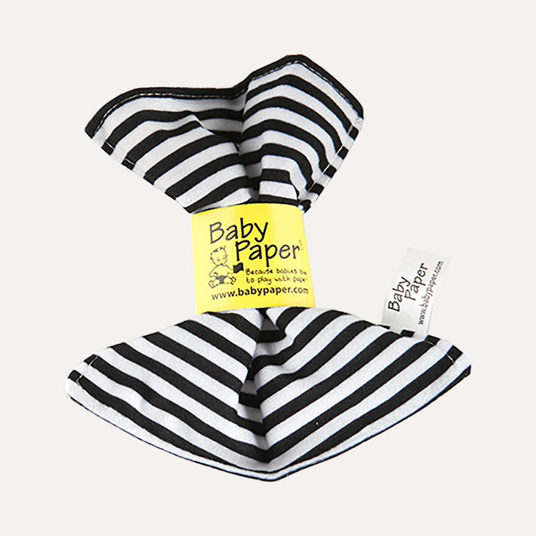 Black/White Stripe Pattern Baby Paper
