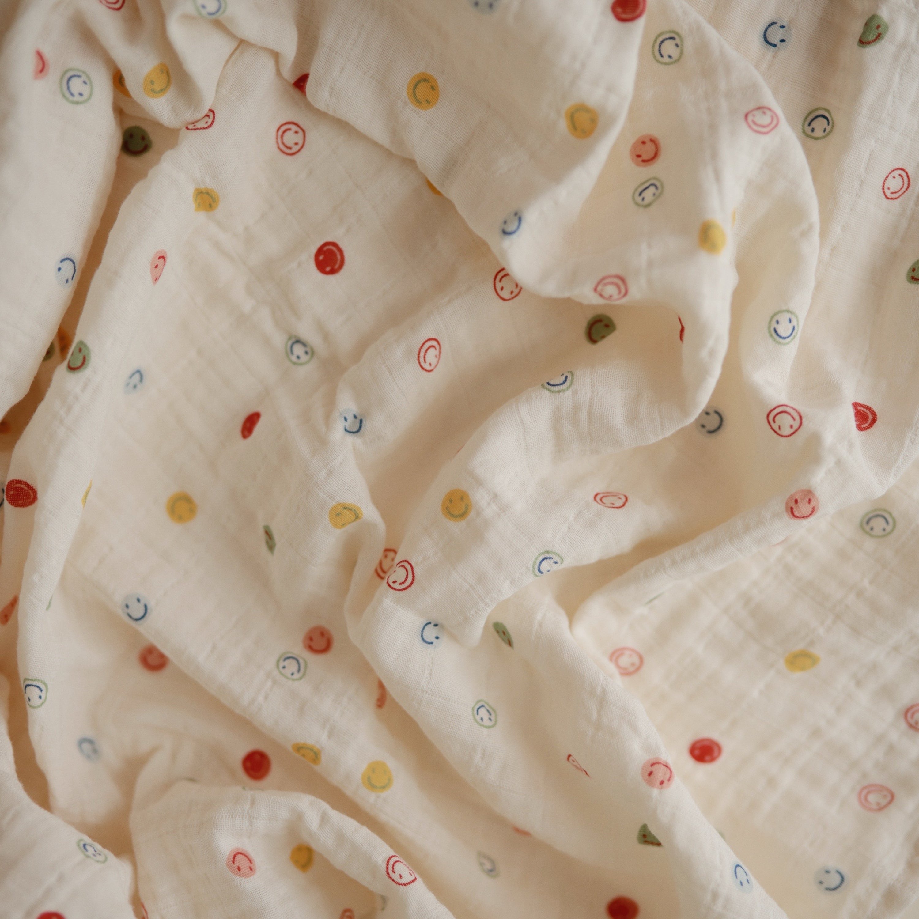 Organic Cotton Muslin Swaddle Blanket