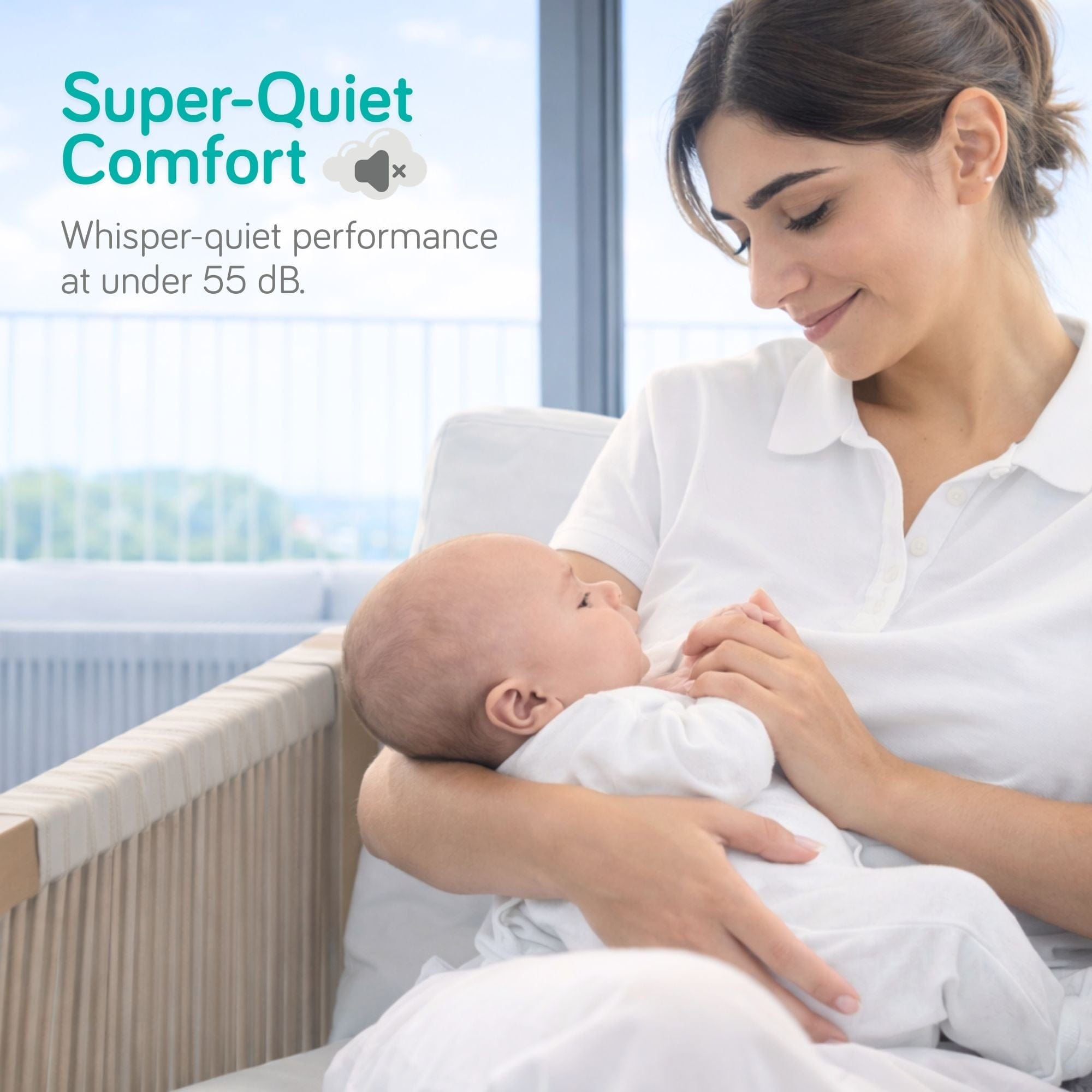 Nanobébé Wearable Breast Pump – Hands-Free, Quiet, App-Controlled