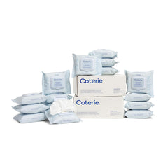 Coterie Baby Wipes, 16 Pack, 896 Count, Unscented Wipes, 99% Purified Water, Plastic-Free & Plant-Based Fibers, Fragrance Free Hypoallergenic Sensitive Skin Baby Essentials, Clean Ingredients