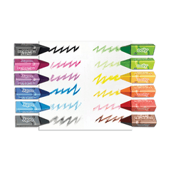 Happy Triangles Jumbo Crayons - Set of 12