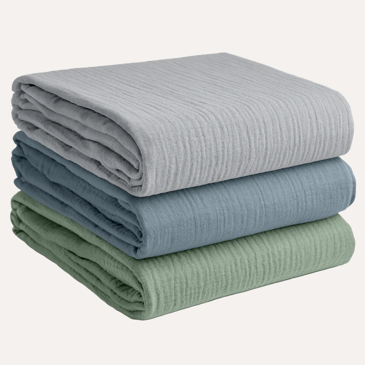 Muslin Swaddle Blankets (Pack of 3)