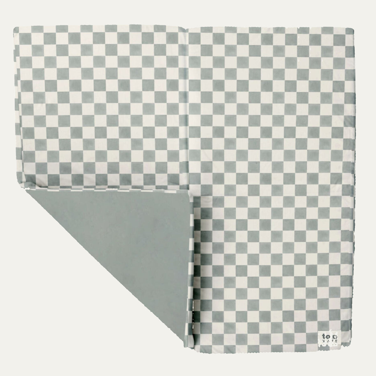 Checker Matcha Organic Cotton Mat