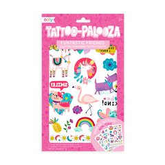 Tattoo-Palooza Temporary Tattoos - Funtastic Friends - 3 Sheets