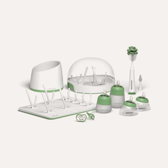 Ultimate Newborn Baby Bottle Feeding Set – Bottles, Sterilizer, Pacifiers & Drying Rack