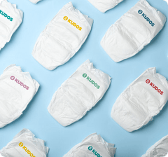 Diaper Box & Wipes Bundle | 100% Cotton-Lined TCF Diapers Size 1-6 | Kudos