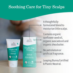 Earth Mama Cradle Cap Cream, 2 Oz – Gentle Cradle Cap Cream for Babies, Organic Scalp Moisturizer to Help Soften Flakes, Cradle Cap Kit Essential (Pack of 2)