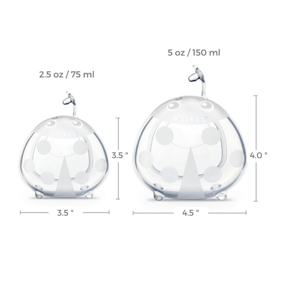 Ladybug Silicone Milk Collector 2.5 oz/75 ml
